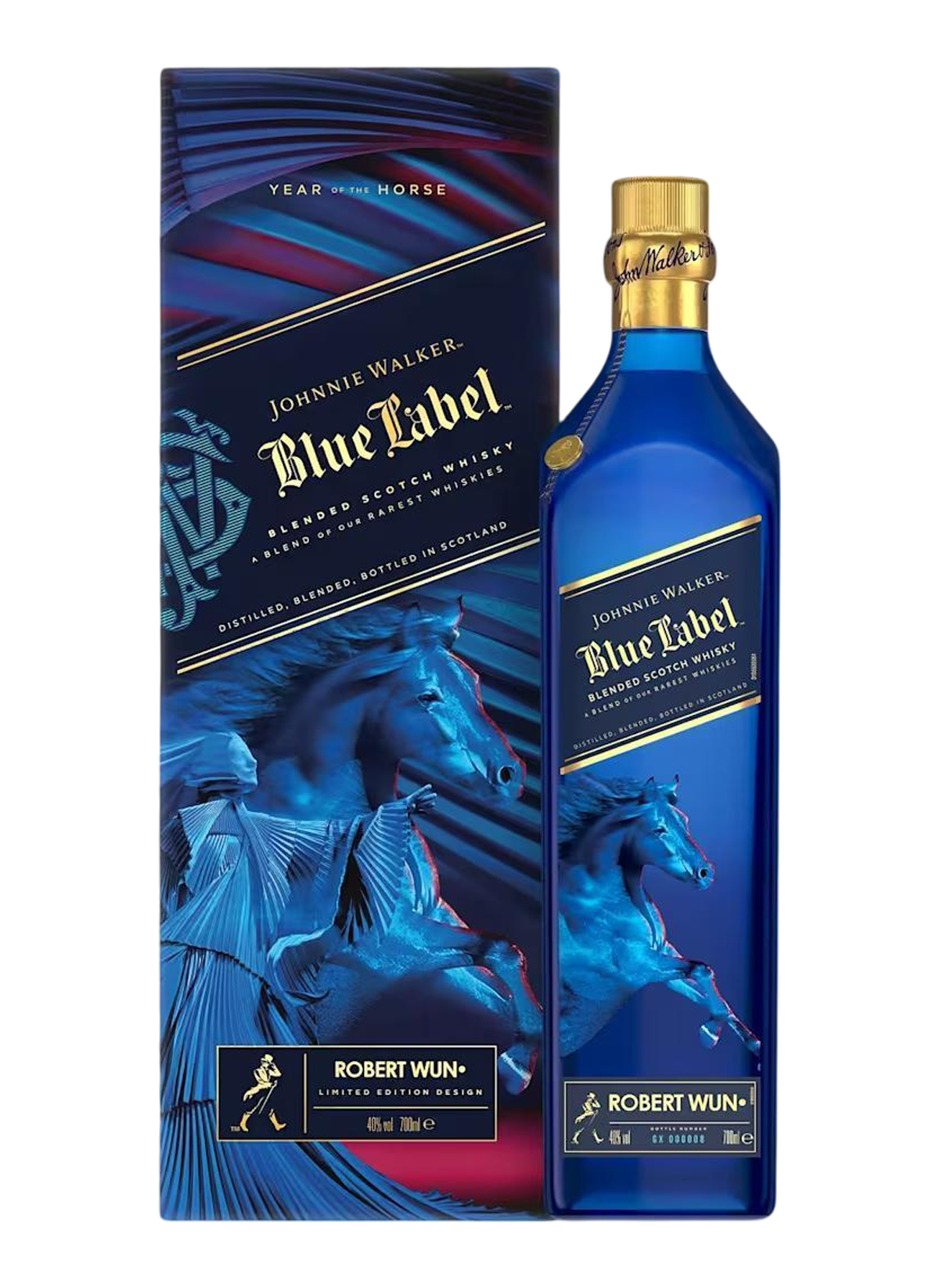 blue label year of the horse edition johnnie walker