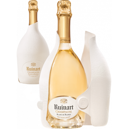 champagne ruinart brut blanc de blancs second skin 75 cl