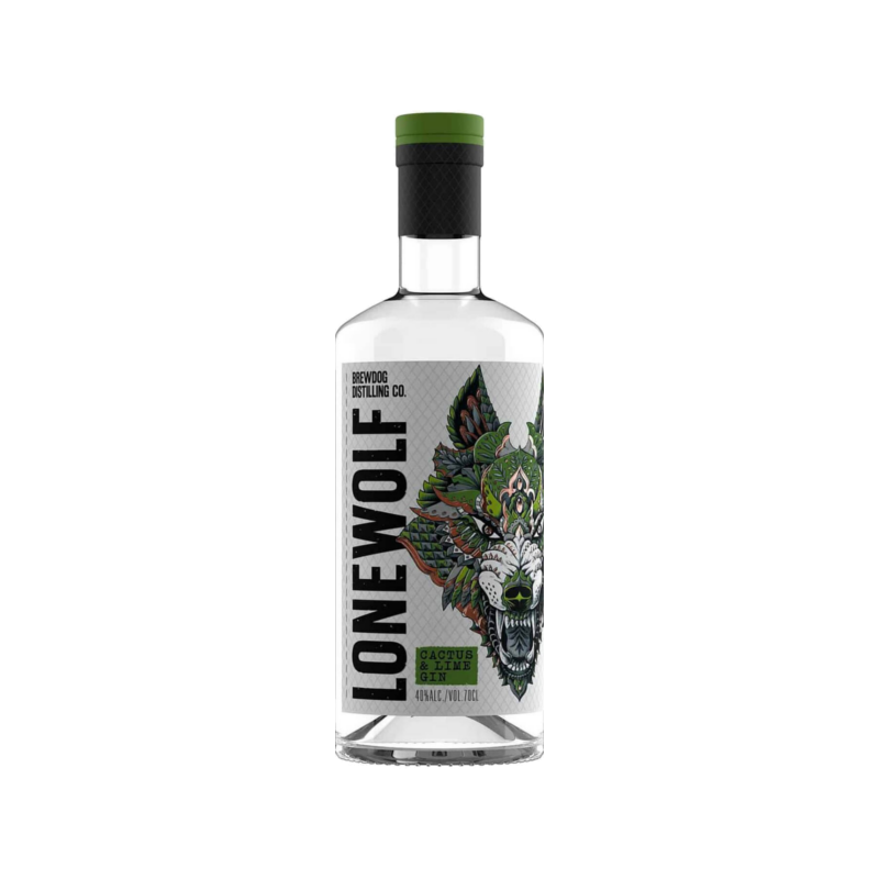 gin lone wolf cactus lime gin 40 070 lt