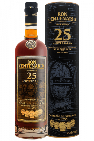 ron de costa rica centenario 25 anni astucciato