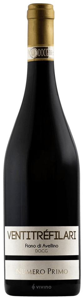 ventitrefilari 2018 fiano di avellino d.o.c.g. numero primo cl 75