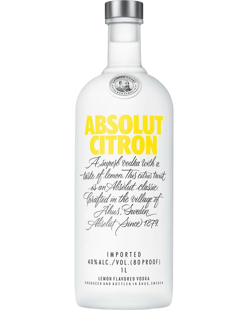 absolut vodka citron cl 100 1