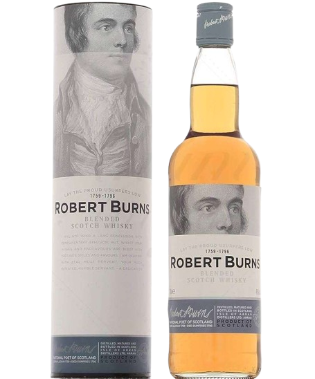blended scotch whisky robert burns cl 70