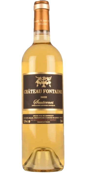 chateau fontaine sauternes 2022 75 cl