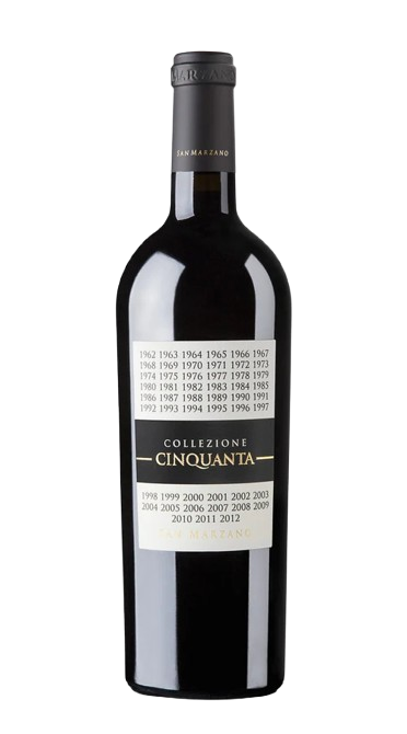 collezione cinquanta vino rosso ditalia 75 cl
