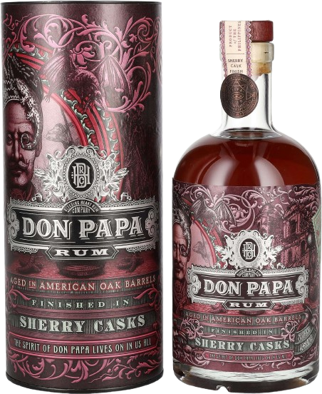 don papa rum cl 70 sherry cask 45 vol