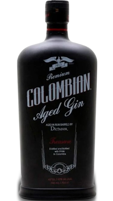 gin colombian treasure cl 70 bottle of italy