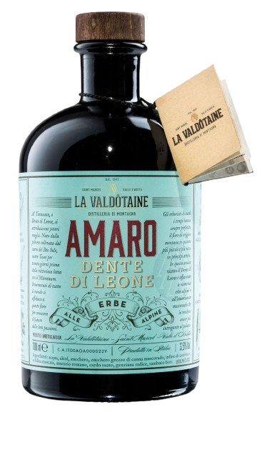la valdotaine amaro dente di leone 70 cl