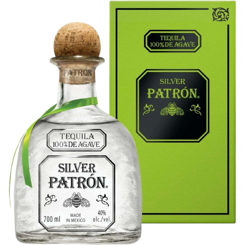 patron tequila silver