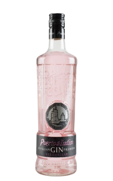 premium sevvillian gin strawberry puerto de indias