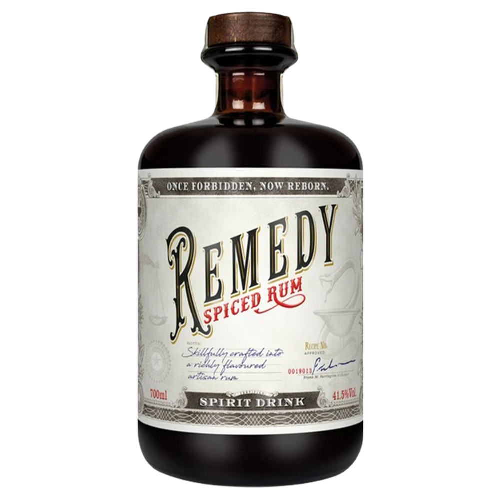 remedy spiced rum 70cl