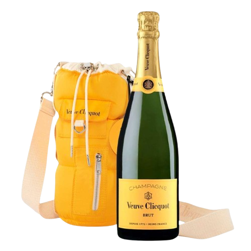 veuve clicquot yellow label the puffy bottle holder conf