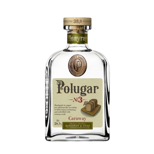 vodka polugar n 3 caraway cl 70 russia 38 5